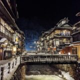 銀山温泉の夜景